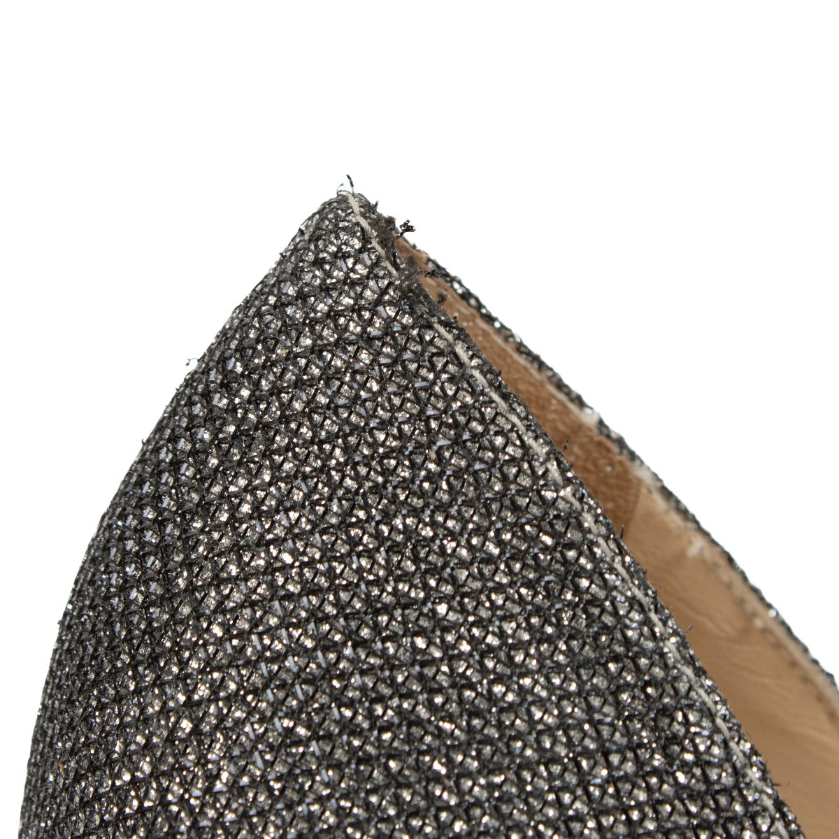 Jimmy Choo Blue Glitter Anouk 100 Pumps - Size 36 1/2