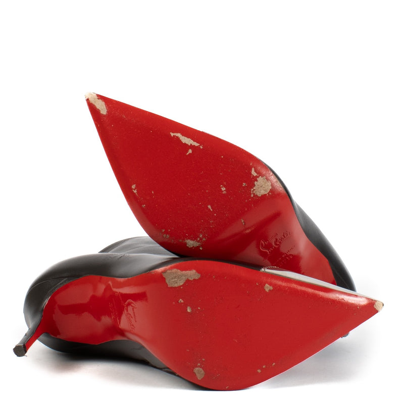 shop 100% authentic second hand Christian Louboutin Black Boots - Size 37 1/2 on Labellov.com