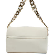 Shop safe online at Labellov in Antwerp, Brussels and Knokke this 100% authentic second hand Versace White Leather Palazzo Medusa Shoulder Bag