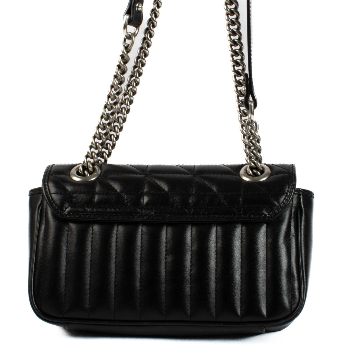 shop 100% authentic second hand Gucci Black Mini Marmont Shoulder Bag on Labellov.com