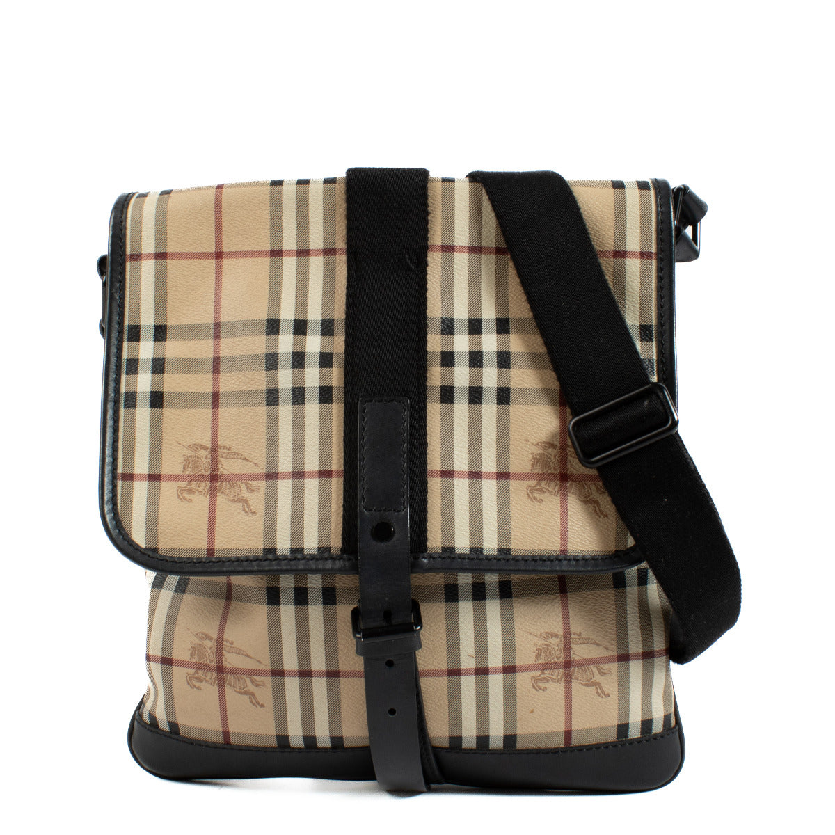 Burberry Haymarket Check Messenger Bag