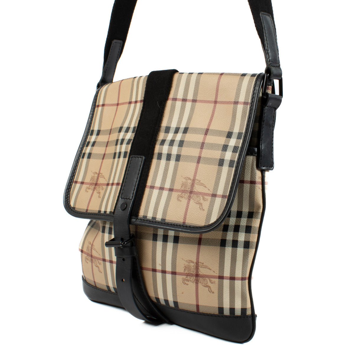 Burberry Check Messenger Bag