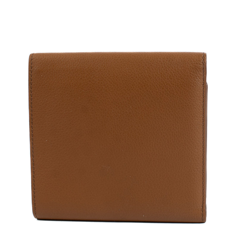 Delvaux Camel Fold Wallet