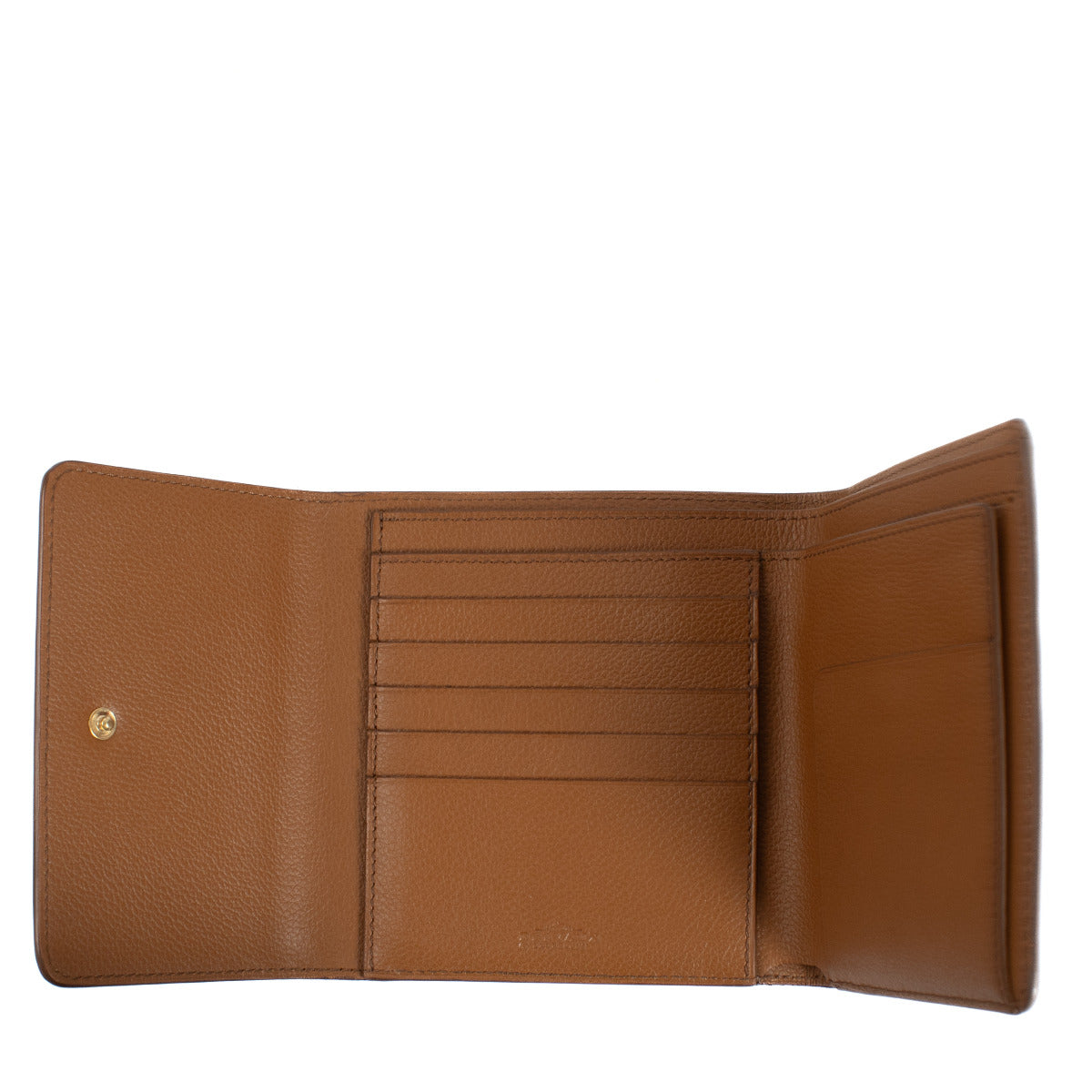 Delvaux Camel Fold Wallet