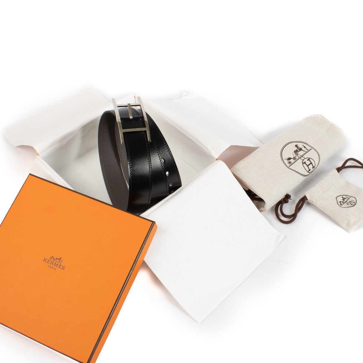 Hermès Quintin Reversible Belt