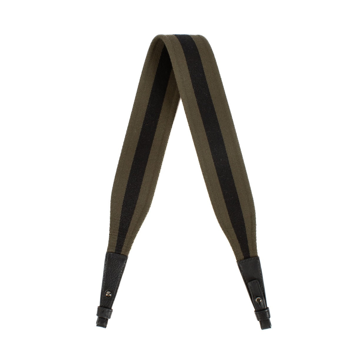 Delvaux Striped Nylon Bag Strap