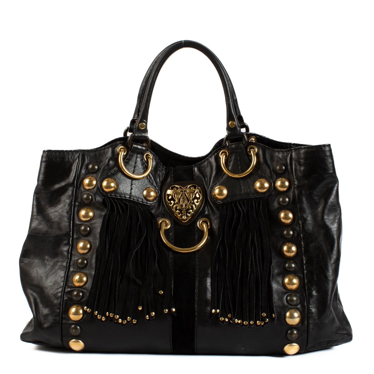 shop 100% authentic second hand Gucci Black Babouska Tote Bag on Labellov.com