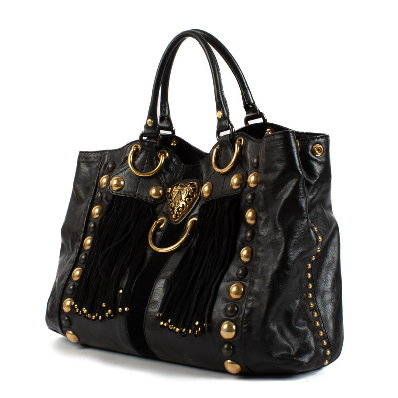 shop 100% authentic second hand Gucci Black Babouska Tote Bag on Labellov.com