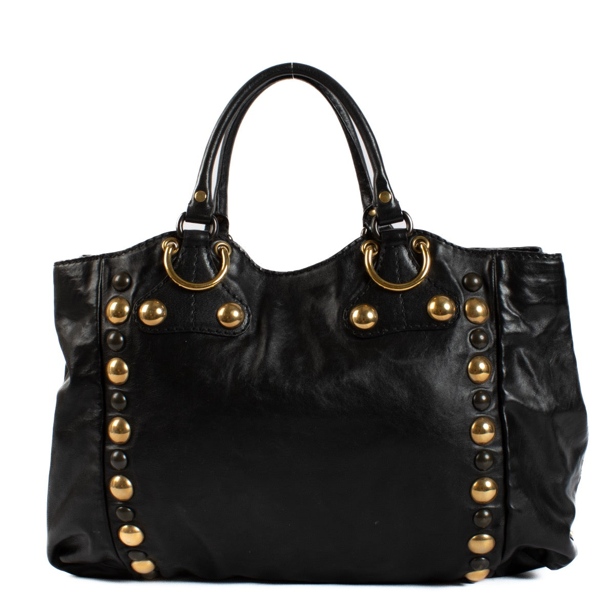 shop 100% authentic second hand Gucci Black Babouska Tote Bag on Labellov.com