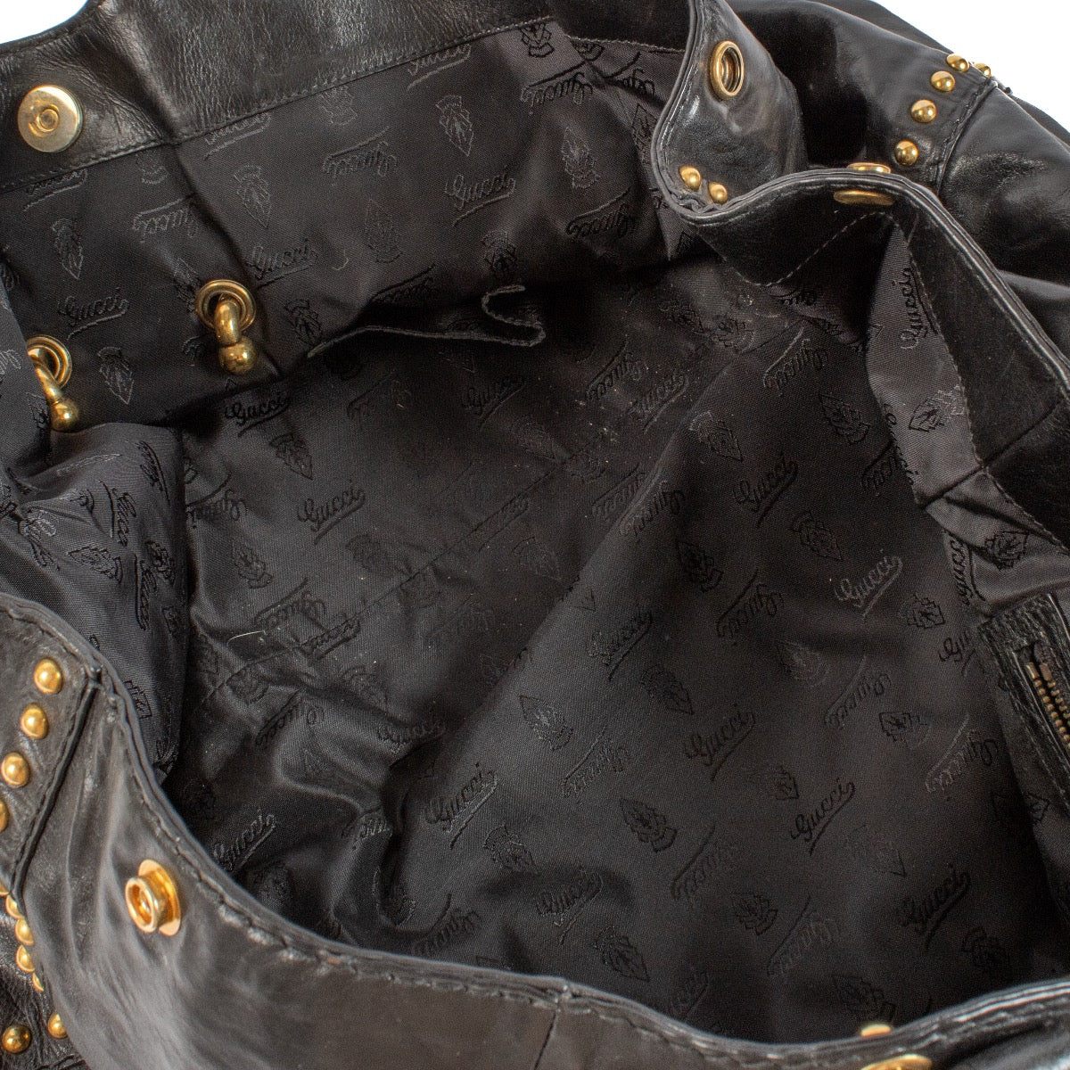 shop 100% authentic second hand Gucci Black Babouska Tote Bag on Labellov.com