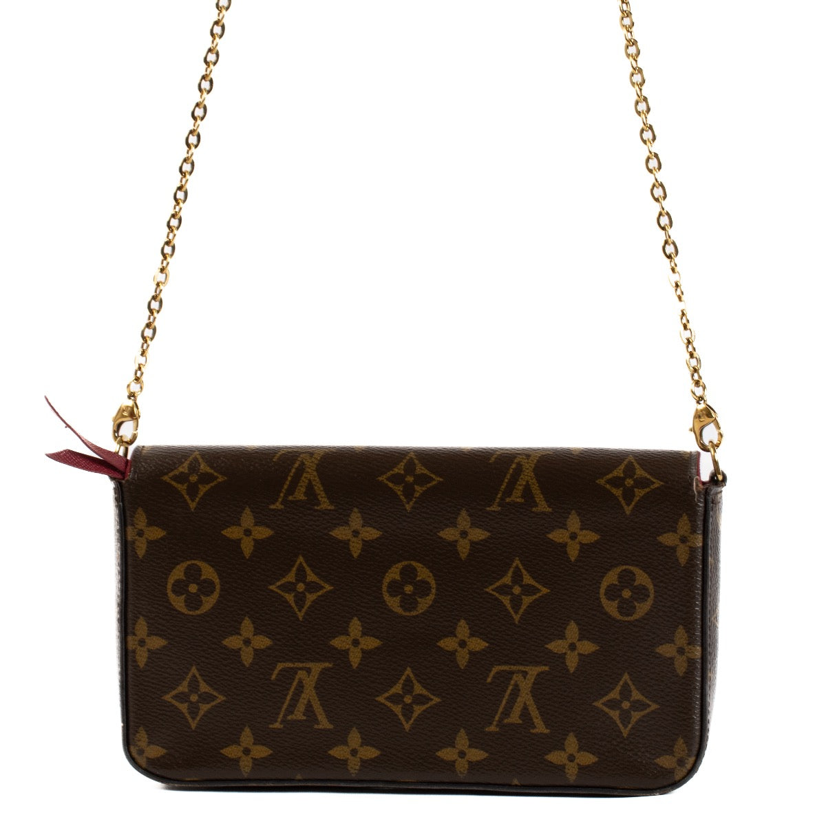 Shop safe online at Labellov in Antwerp, Brussels and Knokke this 100% authentic second hand Louis Vuitton Monogram Canvas Pochette Felicie