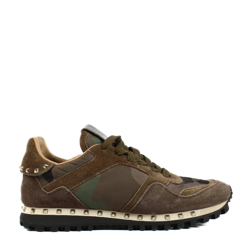 Valentino Garavani Camouflage Rockrunner Sneakers - Size 36