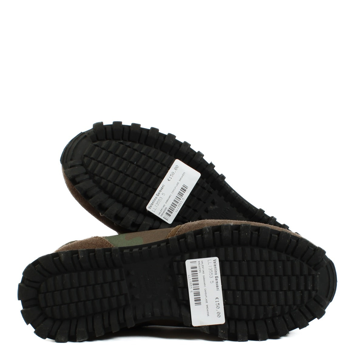 Valentino Garavani Camouflage Rockrunner Sneakers - Size 36