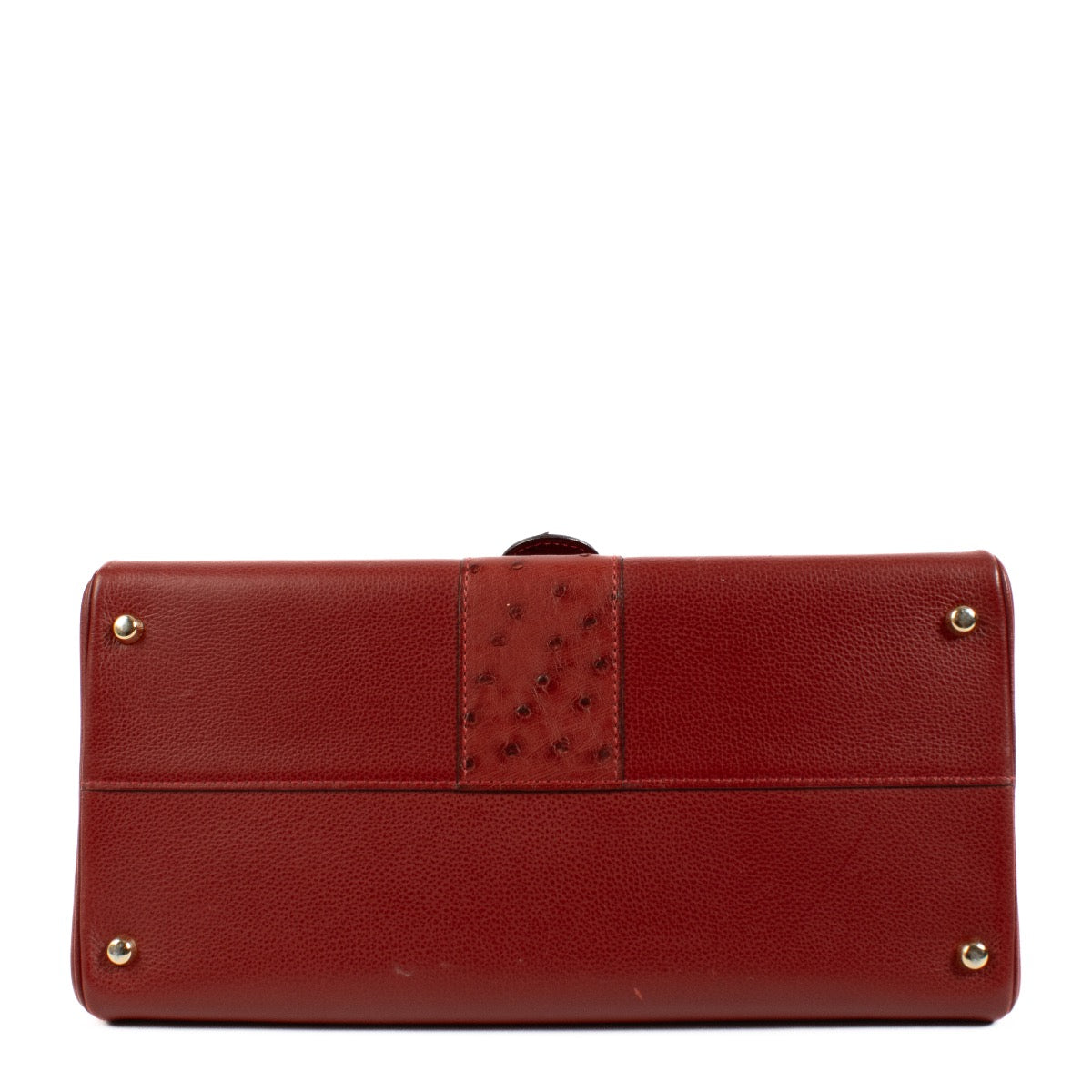shop 100% authentic second hand Delvaux Red Ostrich Brillant MM on Labellov.com