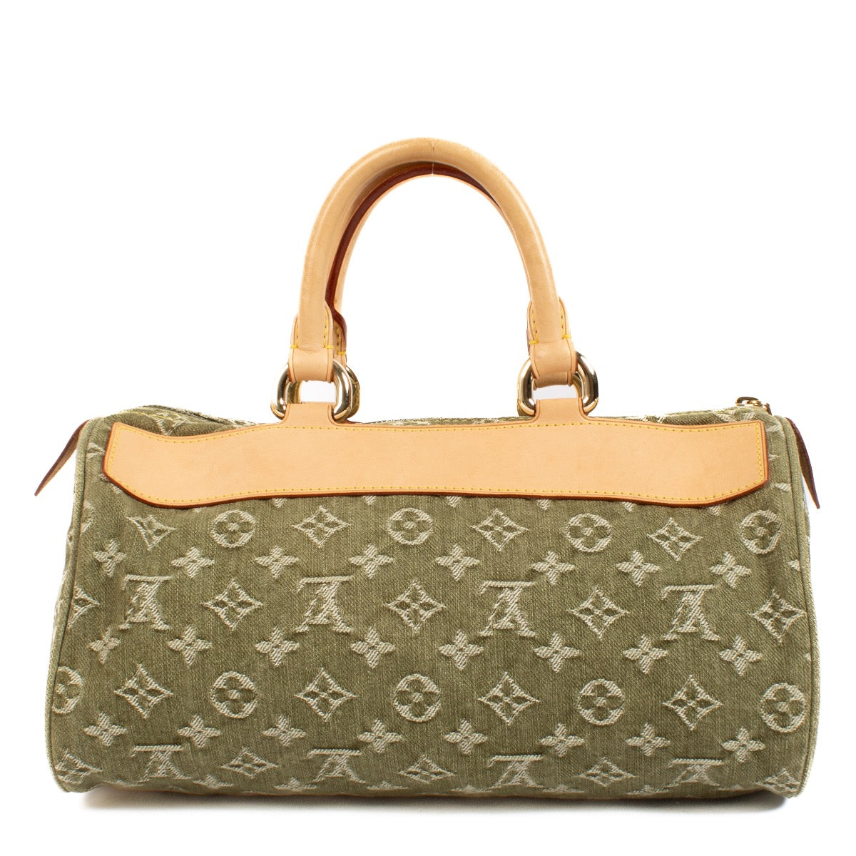 shop 100% authentic second hand Louis Vuitton Kaki Denim Neo Speedy on Labellov.com