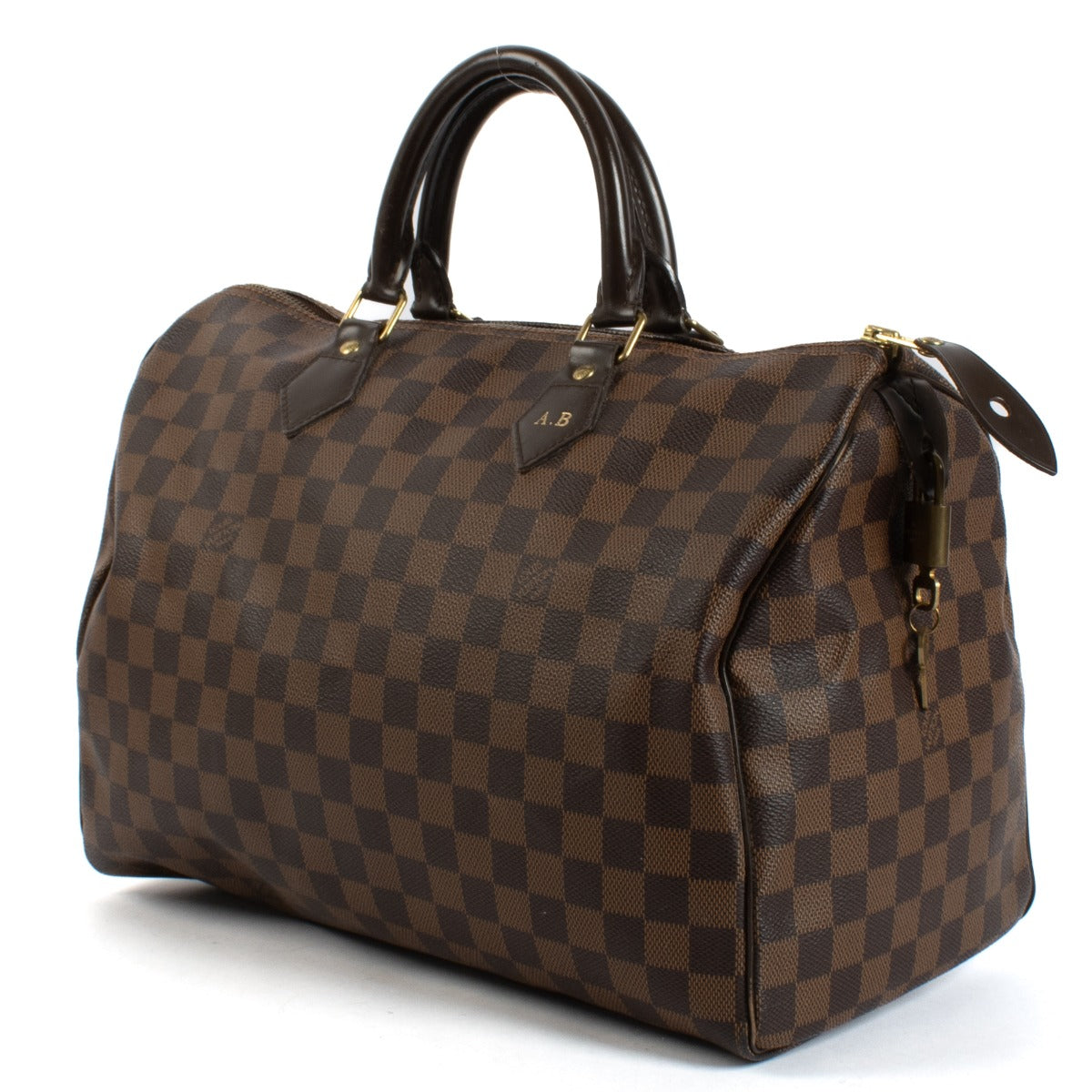 Sac Speedy 35 Louis Vuitton Damier Ebène