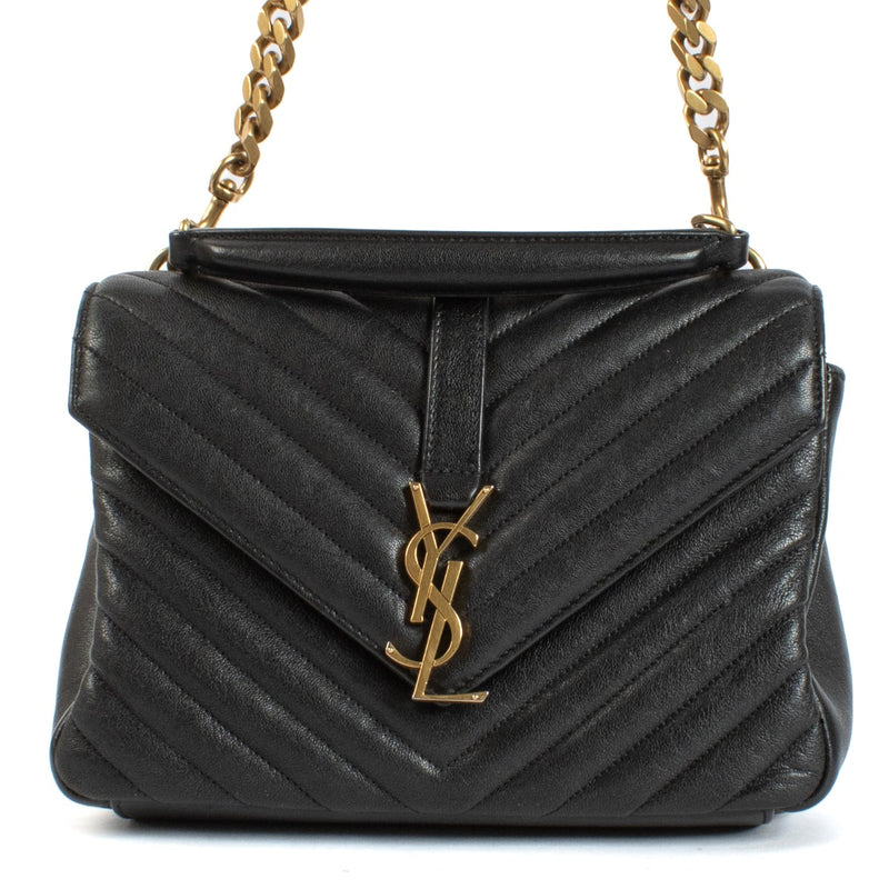 Saint Laurent Black Medium College Bag
