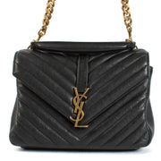 Saint Laurent Black Medium College Bag