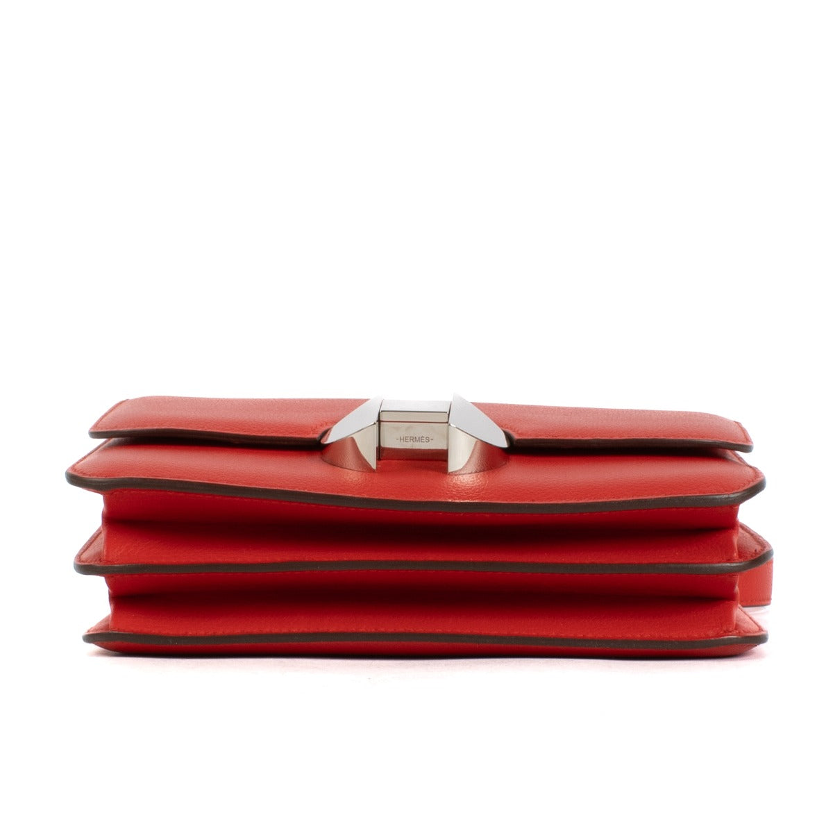 Hermès 2002-20 Rouge de Coeur Evercolor PHW