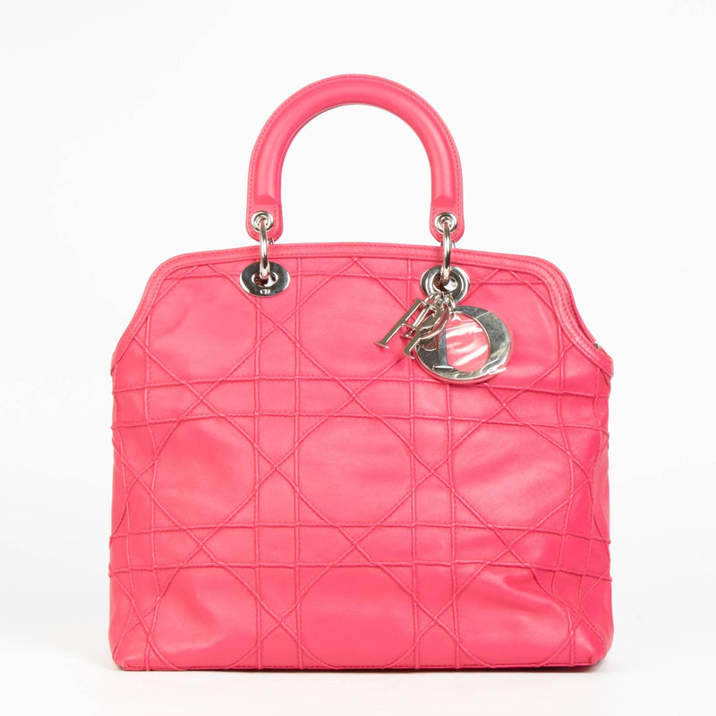 Shop this authentic Christian Dior Pink Lambskin Grandville Bag pre-loved on Labellov.com