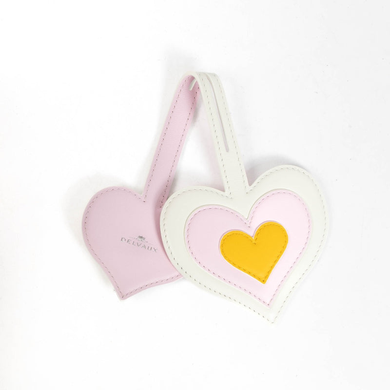 Authentic pre-loved Delvaux Multicolor Leather Heart Charm on Labellov.com
