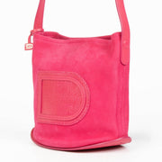 Shop this authentic Delvaux Rose Indien Lizard/Santiag Pin Mini Bag pre-loved on Labellov.com