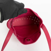 Shop this authentic Delvaux Rose Indien Lizard/Santiag Pin Mini Bag pre-loved on Labellov.com