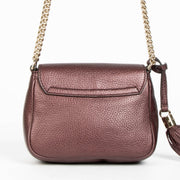 Shop this authentic Gucci Metallic Pink Soho Crossbody Bag pre-loved on Labellov.com