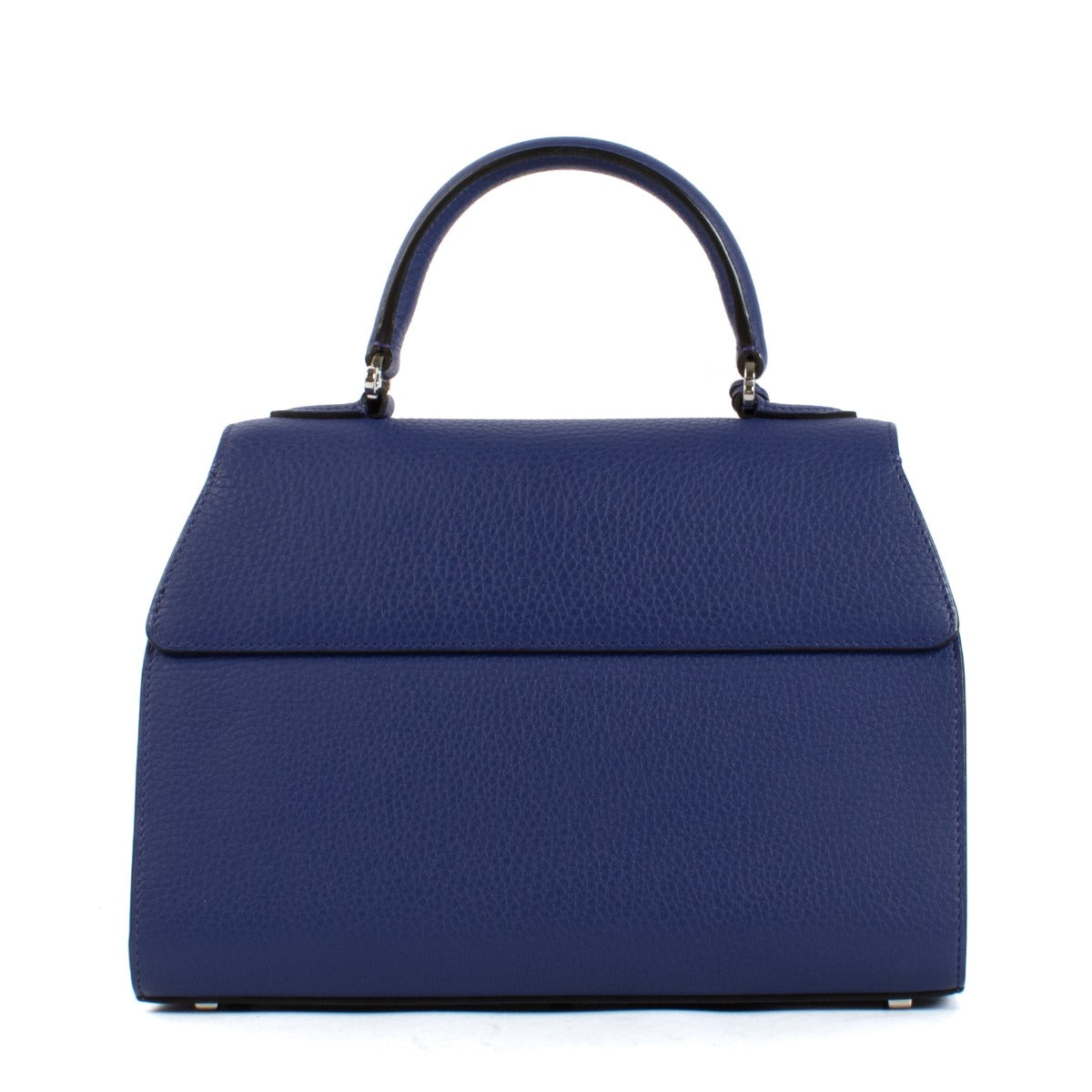 Sac Rejane PM en cuir bleu Moynat