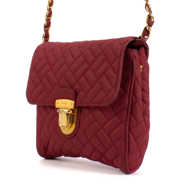 Prada Pink Nylon Crossbody Bag