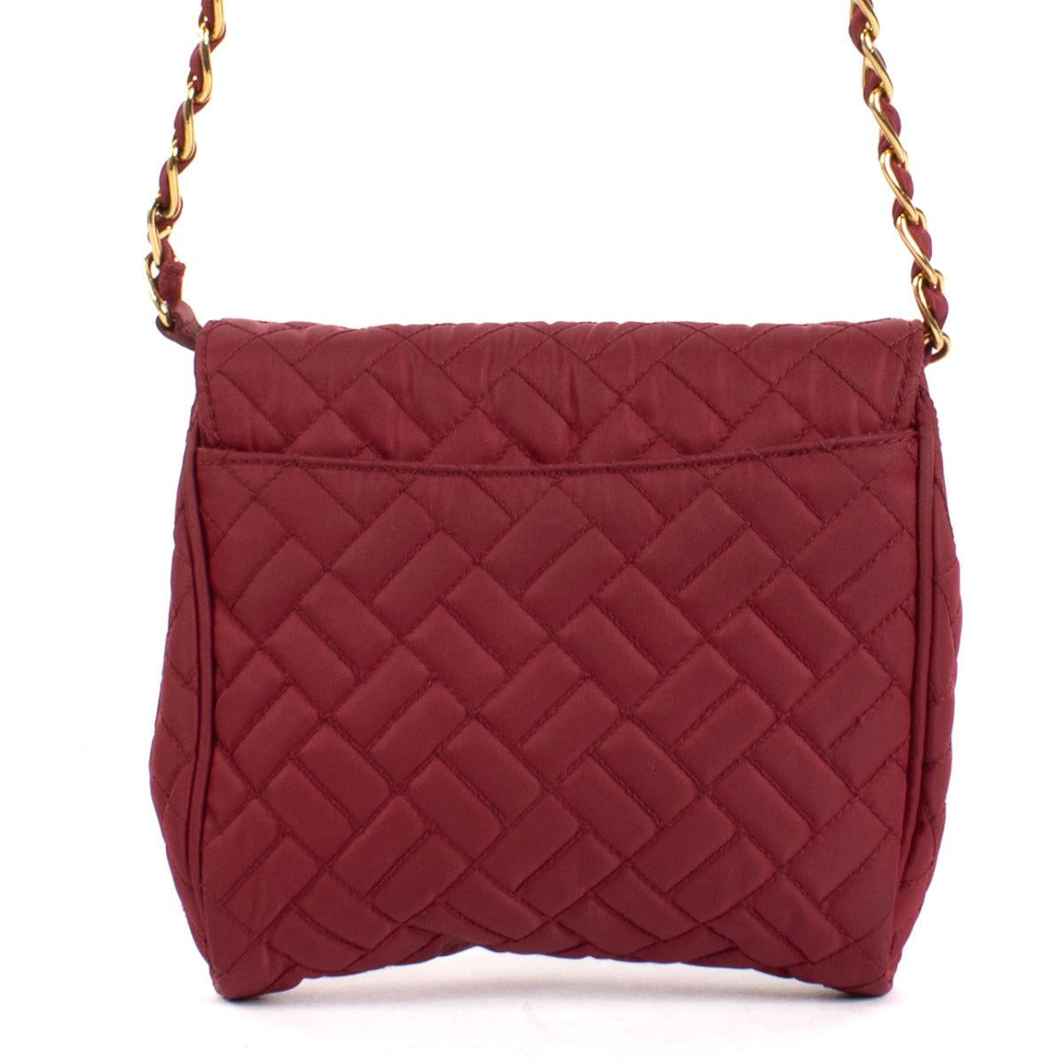 Sac bandoulière mini Prada en nylon rose