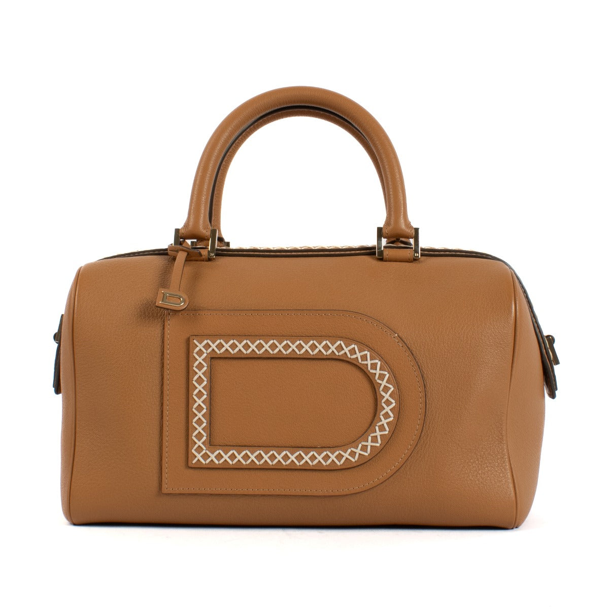 Delvaux Végétal Allure Louise Boston PM Surpiqué Bag