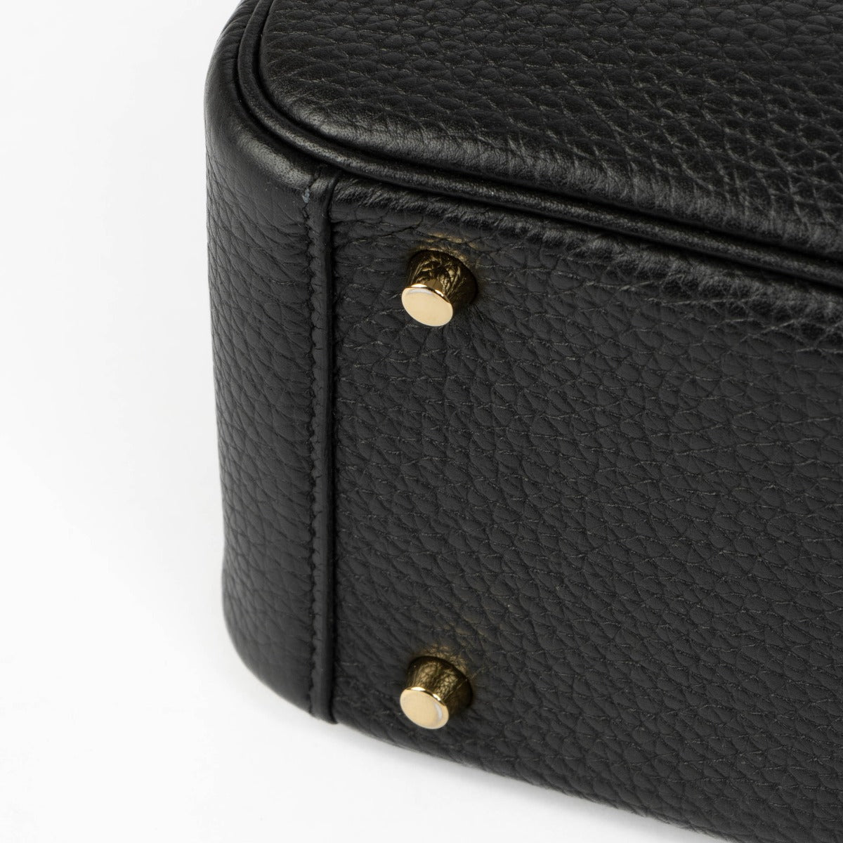 Hermès Lindy Mini I Zwarte Clemence GHW Tas