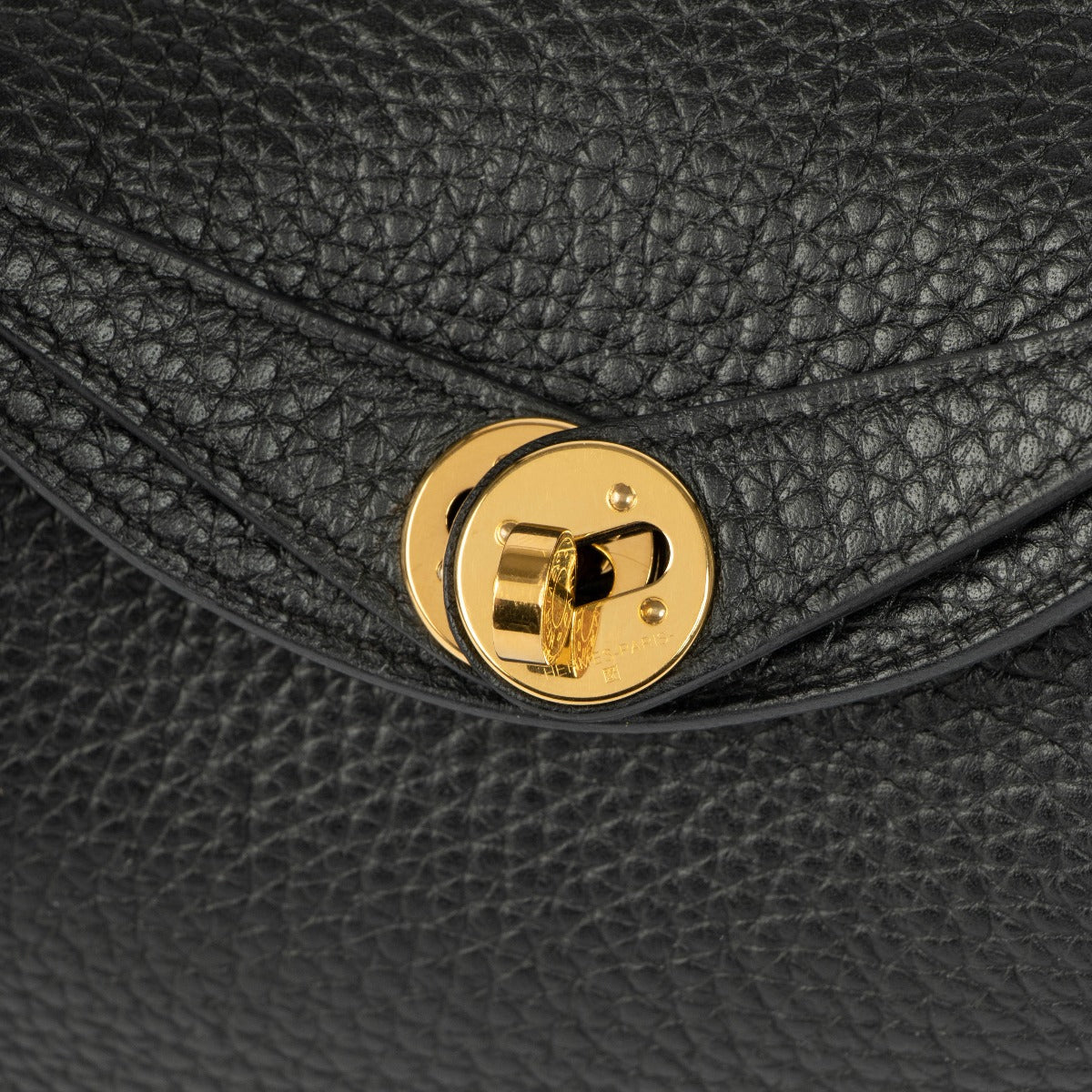 Hermès Lindy Mini I Zwarte Clemence GHW Tas