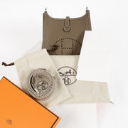 shop 100% authentic second hand Hermès Evelyne 16 Etoupe Clemence Sangle PHW on Labellov.com