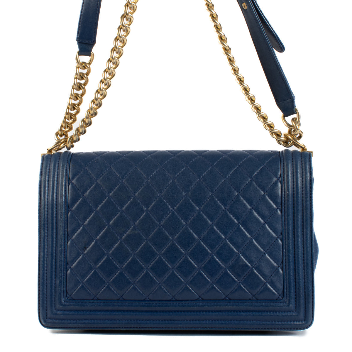 Chanel Cobalt Blue Boy Large Crossbody Bag