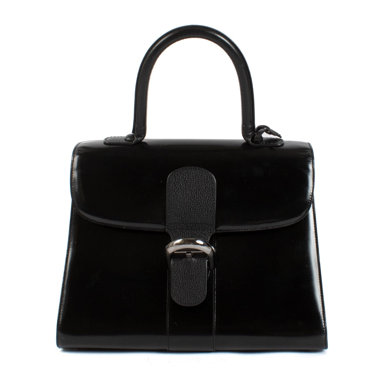 Shop safe online at Labellov in Antwerp, Brussels and Knokke this 100% authentic second hand Delvaux Black Magic Brillant MM