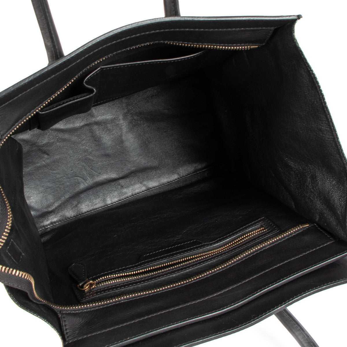 Sac Céline Mini Luggage en Toile et Cuir à Poignée Supérieure