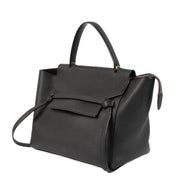 Celine Black Mini Belt Top Handle Bag for the best price at Labellov secondhand luxury.