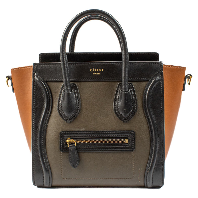 shop 100% authentic second hand Celine Tri-Color Nano Luggage Bag on Labellov.com