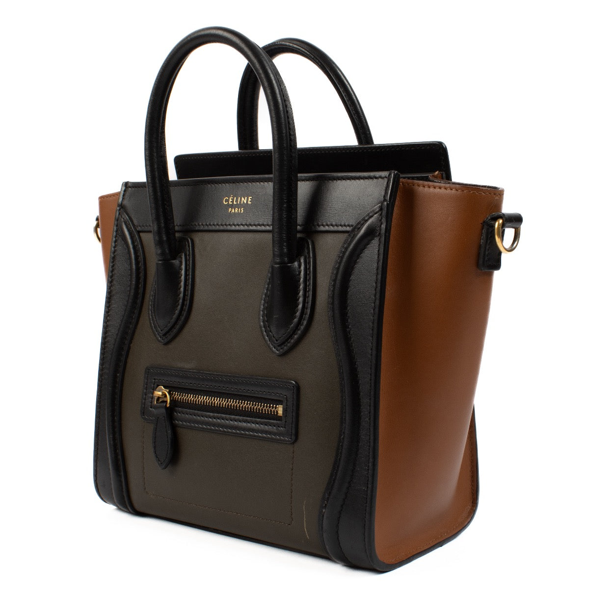 shop 100% authentic second hand Celine Tri-Color Nano Luggage Bag on Labellov.com
