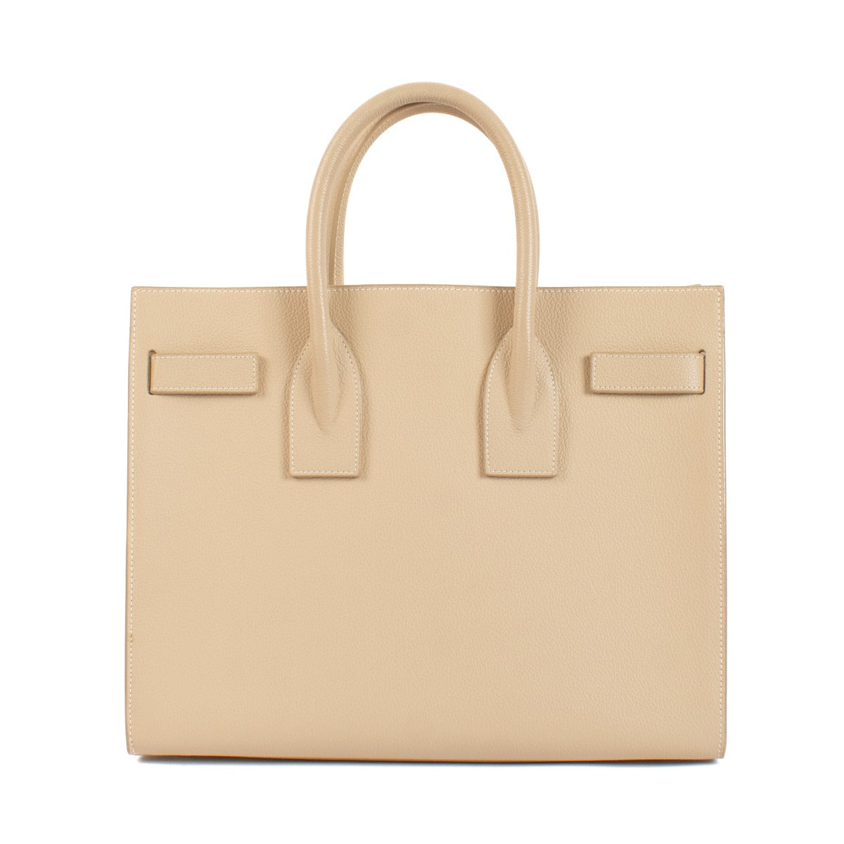 Saint Laurent Beigekleurige Leren Sac de Jour Kleine Tas