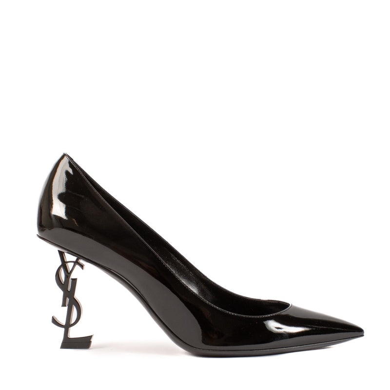 shop 100% authentic second hand Saint Laurent Black Opyum Pointed Toe Pumps - Size 40 on Labellov.com