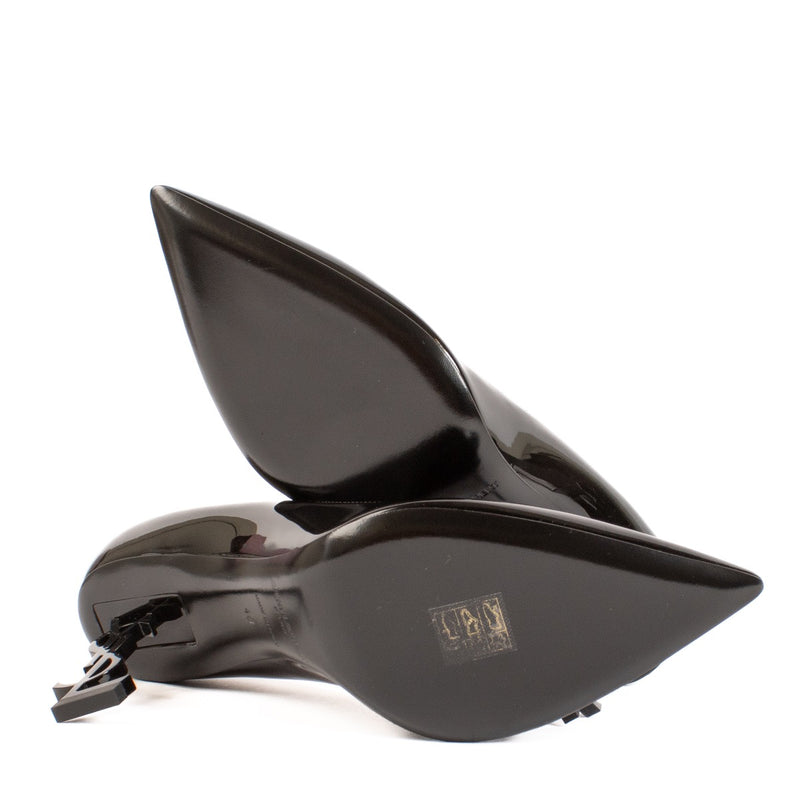 shop 100% authentic second hand Saint Laurent Black Opyum Pointed Toe Pumps - Size 40 on Labellov.com