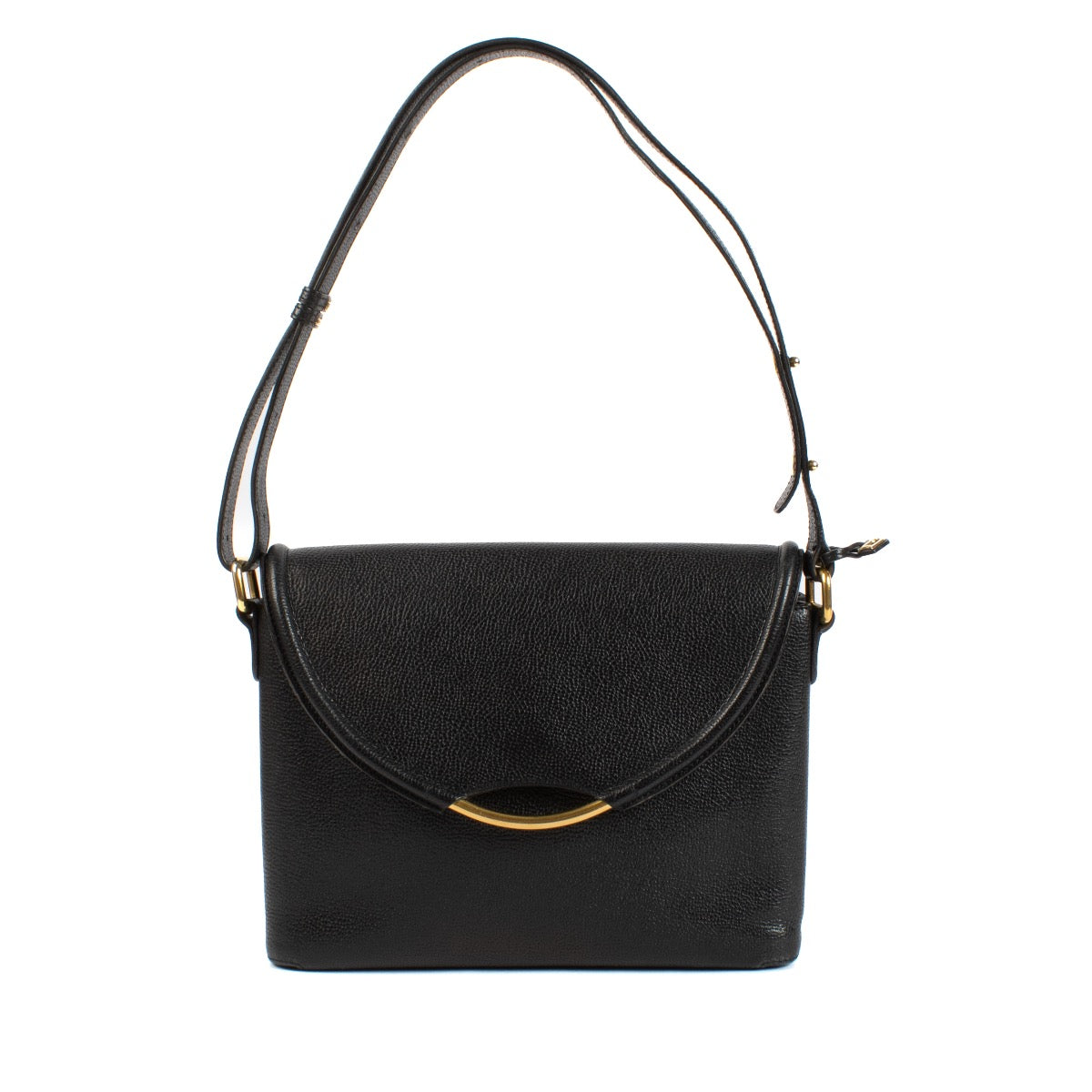 shop 100% authentic second hand Delvaux Black Eclair Shoulder Bag on Labellov.com