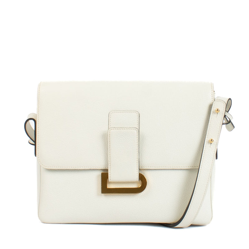shop 100% authentic second hand Delvaux White Poirier Shoulder Bag on Labellov.com