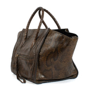 Shop 100% authentic secondhand Celine Brown Python Medium Luggage Bag on Labellov.com