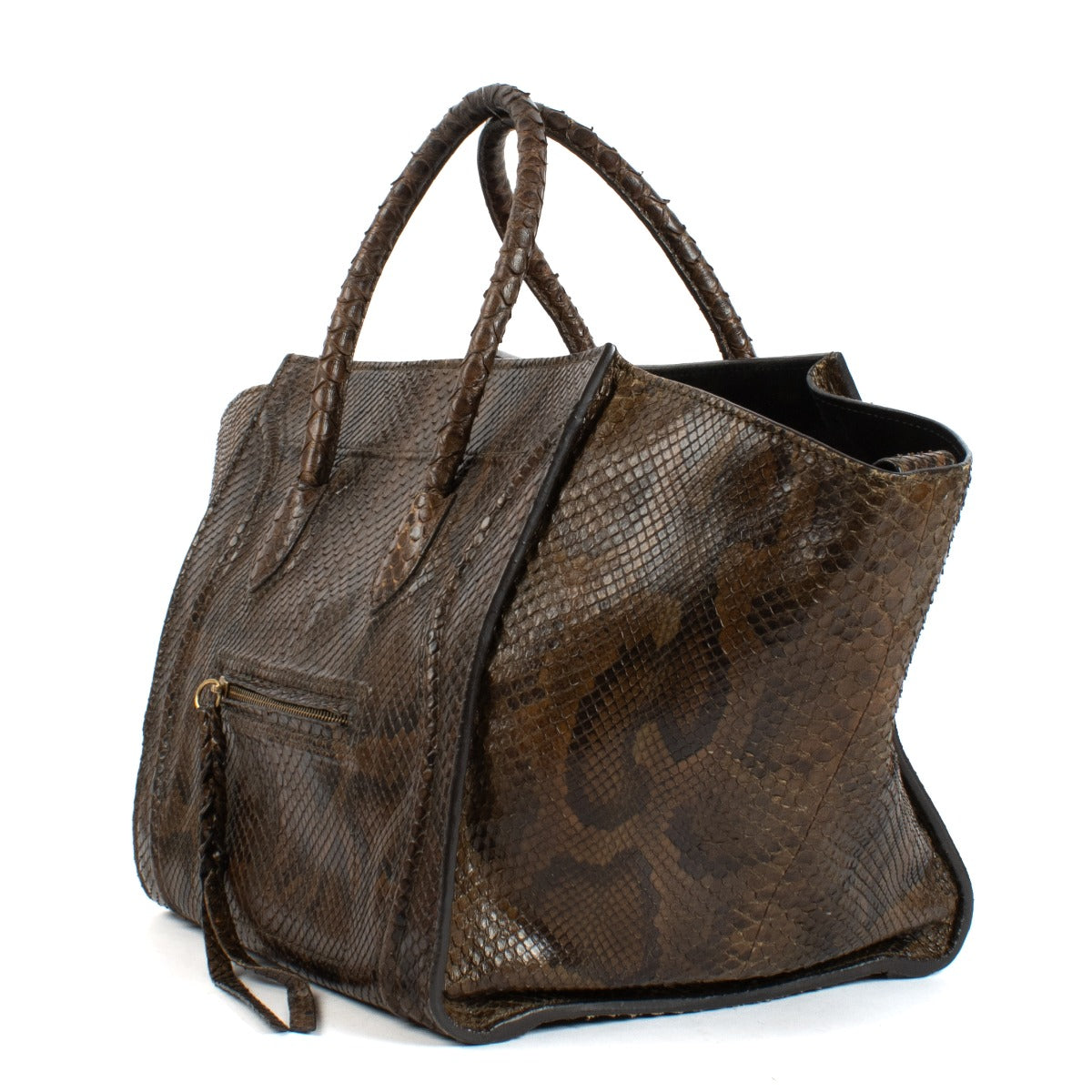 Shop 100% authentic secondhand Celine Brown Python Medium Luggage Bag on Labellov.com