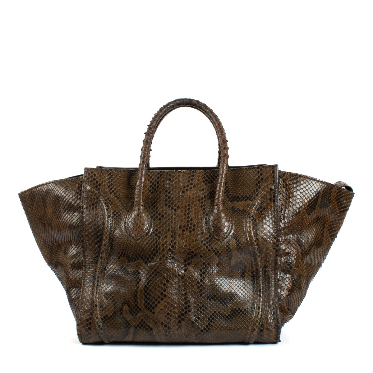 Shop 100% authentic secondhand Celine Brown Python Medium Luggage Bag on Labellov.com