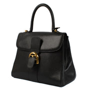 Authentic second hand vintage Delvaux Black Jumping Brillant MM on www.labellov.com